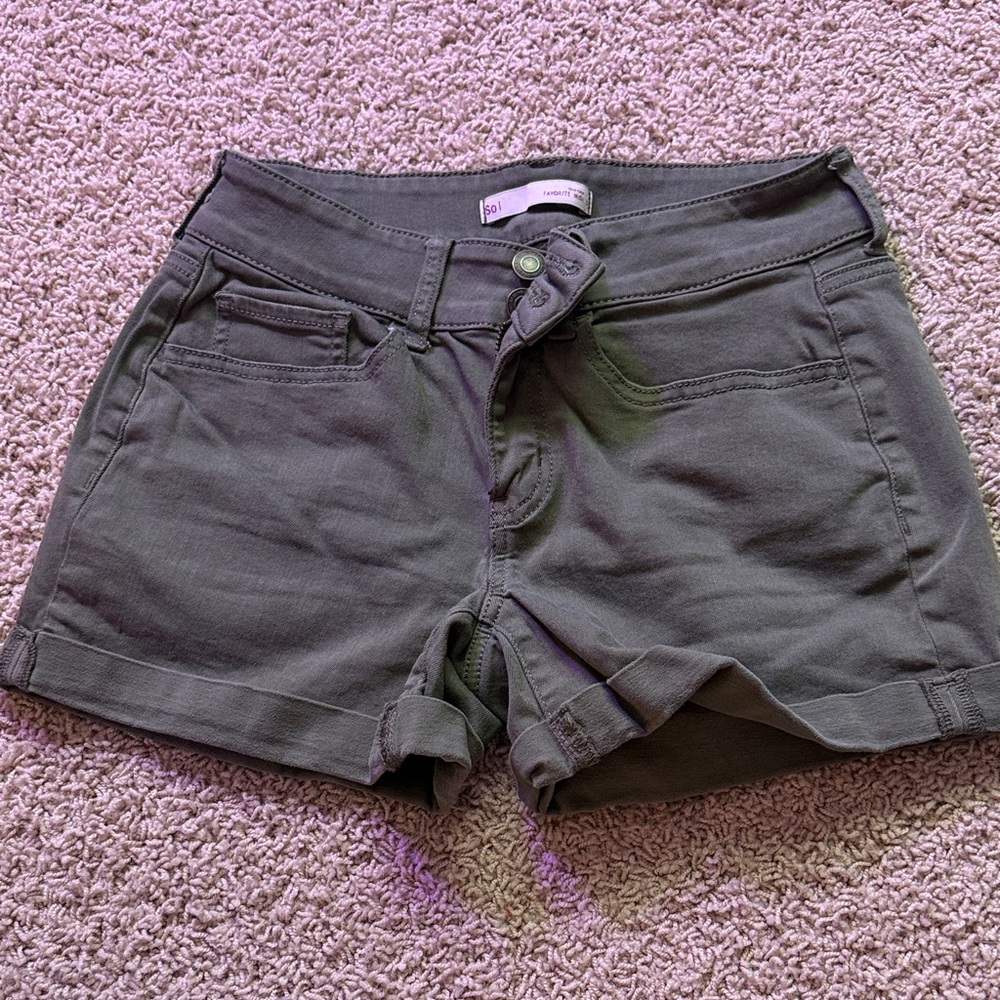 Women's Olive Green Shorts